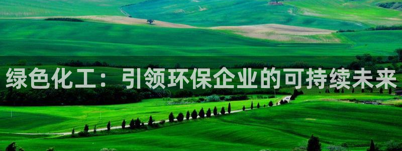 亿万国际app：绿色化工：引领环保企业的可持续未来