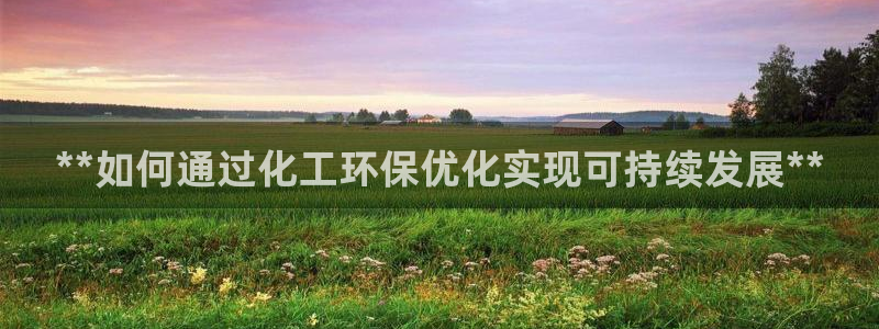 亿万先生客户端官网登录不上：**如何通过化工环保优化实现可持续发展**