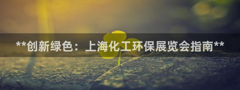 亿万先生现在的网址谁知道：**创新绿色：上海化工环保展览会指南**