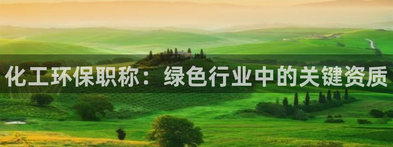 亿万先生客服联系方式：化工环保职称：绿色行业中的关键资质