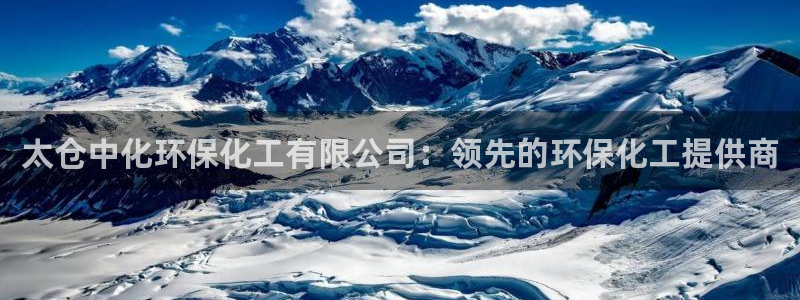 亿万先生客服：太仓中化环保化工有限公司：领先的环保化工提供商
