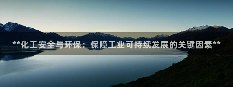 亿万剧情详解：**化工安全与环保：保障工业可持续发展的关键因素**