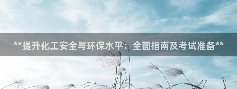 亿万先生网页版：**提升化工安全与环保水平：全面指南及考试准备**