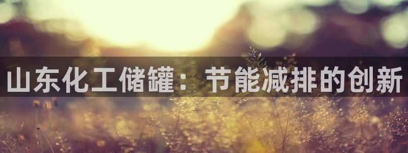 亿万先生合并网址在哪：山东化工储罐：节能减排的创新