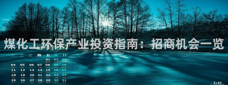 亿万先生网页在线客服：煤化工环保产业投资指南：招商机会一览