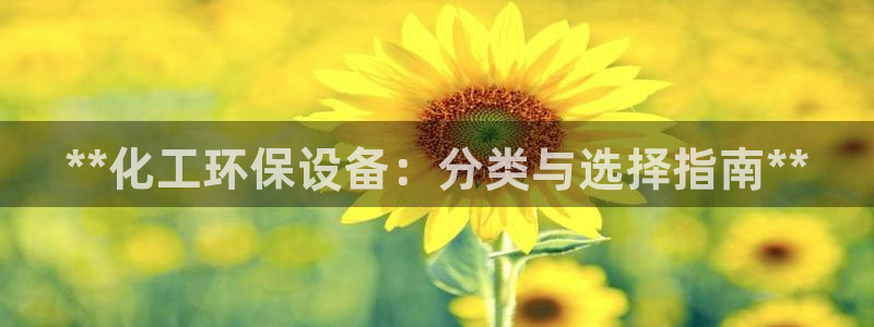 亿万先生mr网址：**化工环保设备：分类与选择指南**