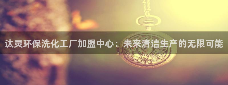 亿万先生手机网：汰灵环保洗化工厂加盟中心：未来清洁生产的无限可能