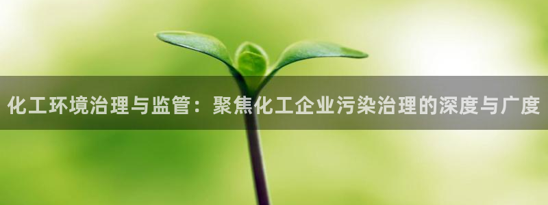 亿万先生网页在线客服：化工环境治理与监管：聚焦化工企业污染治理的深度与广度