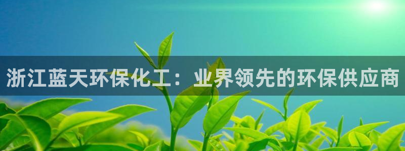 亿万首富游戏破解版无限钻石：浙江蓝天环保化工：业界领先的环保供应商