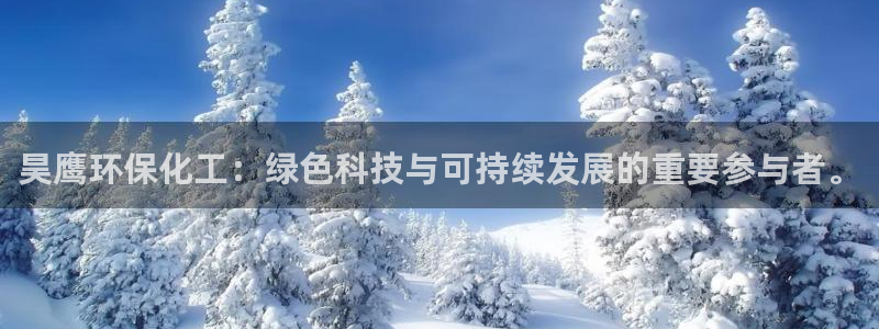 亿万官网字幕：昊鹰环保化工：绿色科技与可持续发展的重要参与者。